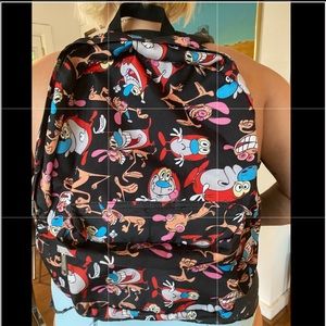 Ren & Stimpy Nickelodeon 90s Retro Backpack
